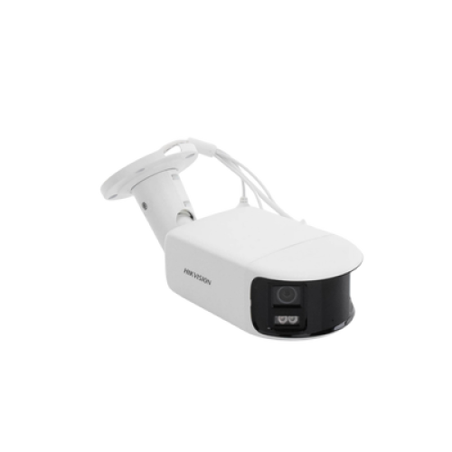 [FlexVu] [PROTECCIÓN ACTIVA] Bala IP Panorámica 8 Megapixel (4K) / 2 Lentes 4 mm (180°) / Imagen a Color 24/7 (ColorVu) / PoE / WDR 130° / IP67 / ACUSENSE / Luz Estroboscópica y Alarma Audible / 40 mts Luz Blanca / Micro SD