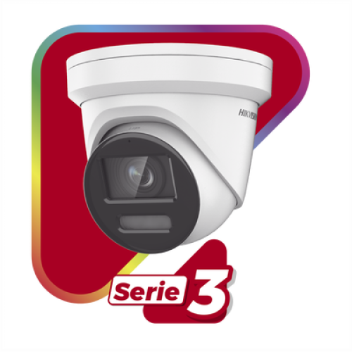 Turret IP 8 Megapixel / Imagen a color 24/7 / Lente 2.8 mm / Micrófono Integrado /Luz Blanca 40 mts / Exterior IP67 / Micrófono Integrado / WDR 130 dB / Entrada y salida de Audio y Alarma / Onvif / MicroSD