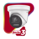 Turret IP 8 Megapixel / Imagen a color 24/7 / Lente 2.8 mm / Micrófono Integrado /Luz Blanca 40 mts / Exterior IP67 / Micrófono Integrado / WDR 130 dB / Entrada y salida de Audio y Alarma / Onvif / MicroSD