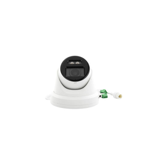 Turret IP 8 Megapixel / Imagen a color 24/7 / Lente 2.8 mm / Micrófono Integrado /Luz Blanca 40 mts / Exterior IP67 / Micrófono Integrado / WDR 130 dB / Entrada y salida de Audio y Alarma / Onvif / MicroSD