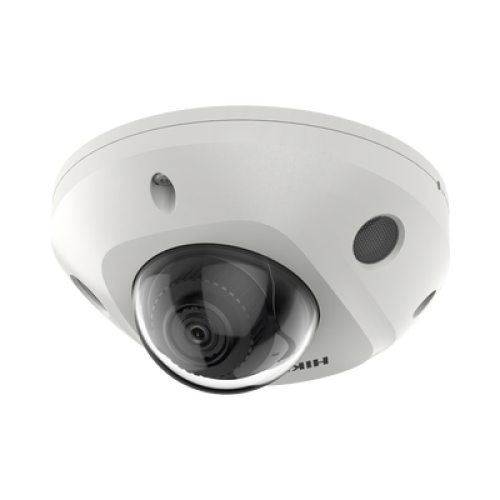 Mini Domo IP 6 Megapixel / Lente 2.8 mm / 30mts IR EXIR / Micrófono Integrado / Exterior IP67 / IK08 / PoE / DARKFIGHTER / Alarmas y Audio I/O / ONVIF / Micro SD / 4 Analíticos: AcuSense, Deteccion Facial, Conteo de Personas por Cruce y Zona
