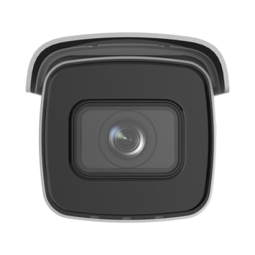 Bala IP 4 Megapixel / Lente Mot. 2.7 a 13.5 mm / 60 mts IR EXIR / Exterior IP67 / IK10 / Anticorrosivo / WDR 120 dB / PoE + / Micro SD / 4 Analíticos: AcuSense, Deteccion Facial, Conteo de Personas por Cruce y Zona