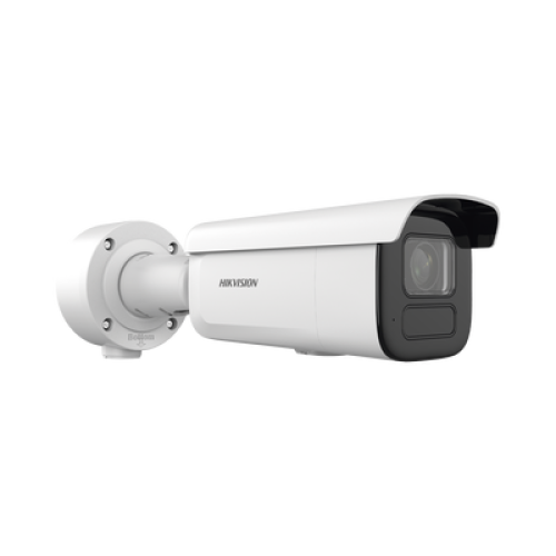 Bala IP 6 Megapixel / Lente Mot. 2.7 a 13.5 mm / 60 mts IR EXIR / Exterior IP67 / IK10 / DARKFIGHTER / PoE+ / Micro SD / Audio y Alarmas I/O / 4 Analíticos: AcuSense, Deteccion Facial, Conteo de Personas por Cruce y Zona