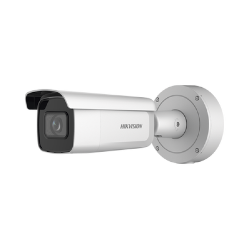 Bala IP 8 Megapixel (4K) / Lente Mot. 2.7 a 13.5 mm / 60 mts IR EXIR / Exterior IP66 / IK10 / DARKFIGHTER / Audio y Alarma I/O / PoE+ / ONVIF / Micro SD / 4 Analíticos: AcuSense, Deteccion Facial, Conteo de Personas por Cruce y Zona