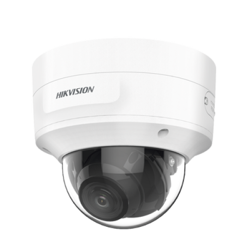 Domo IP 8 Megapixel (4K) / Lente Mot. 2.7 a 13.5 mm / 40 mts IR EXIR / Exterior IP66 / IK10 / DARKFIGHTER / Audio y Alarma I/O / PoE+ / ONVIF / Micro SD / 4 Analíticos: AcuSense, Deteccion Facial, Conteo de Personas por Cruce y Zona