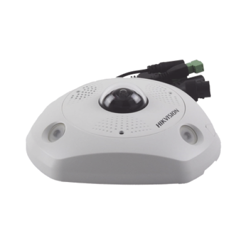 Fisheye IP 6 Megapixel / 180° - 360° / DEWARPING / WDR 120 dB / Exterior IP67 / IK10 / 15 mts IR / Entrada y Salida de Audio y Alarma / Múltiples Vistas / microSD