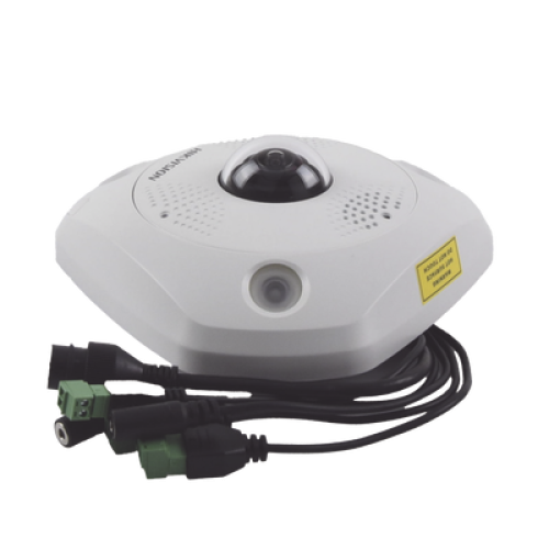 Fisheye IP 6 Megapixel / 180° - 360° / DEWARPING / WDR 120 dB / Exterior IP67 / IK10 / 15 mts IR / Entrada y Salida de Audio y Alarma / Múltiples Vistas / microSD