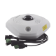 Fisheye IP 6 Megapixel / 180° - 360° / DEWARPING / WDR 120 dB / Exterior IP67 / IK10 / 15 mts IR / Entrada y Salida de Audio y Alarma / Múltiples Vistas / microSD