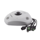 Fisheye IP 6 Megapixel / 180° - 360° / DEWARPING / WDR 120 dB / Exterior IP67 / IK10 / 15 mts IR / Entrada y Salida de Audio y Alarma / Múltiples Vistas / microSD