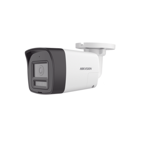 [Audio Bidireccional + Dual Light + ColorVu] Bala TURBOHD 4K (8 Megapixel) / Lente 2.8 mm / 30 mts IR EXIR + 20 mts Luz Blanca / Micrófono y Bocina Integrado / Exterior IP67 / Metal / dWDR