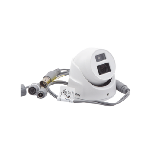 Ultra Mini Turret TURBO 2 Megapixel (1080p) / Gran Angular / Lente 2.8 mm / 20 mts IR EXIR / Exterior IP67 / 4 Tecnologías (TVI / AHD / CVBS) / dWDR / Color Blanco