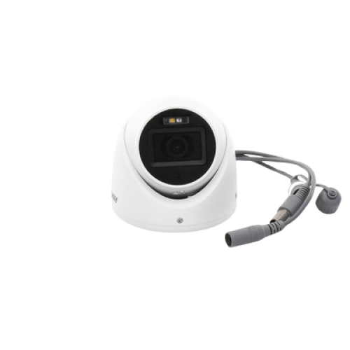 [Dual Light + ColorVu] Turret TURBOHD 3K (5 Megapixel) / Lente 2.8 mm / 30 mts IR + 20 mts Luz Blanca / Gran Angular 104.9° / Exterior IP67 / Micrófono Integrado / dWDR / 4 Tecnologías / Metal