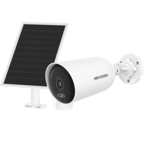 Kit Solar IP All in One / AOV / Bala IP 4 Megapixel / Lente 2.8 mm / Panel Solar + Batería de Respaldo de Litio (9000 mAh) / Conexión 4G / Audio de Dos Vías / IP66 / Micro SD