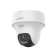 Turret  PT IP 4 Megapixel / Lente 2.8 mm / Dual Light (20 mts IR + 15 mts Luz Blanca) / Wi-Fi / IP54 / dWDR / H.265 / Audio Bidireccional (Micrófono y Bocina) / Micro SD