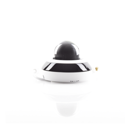 Mini Domo PTZ IP 4 Megapixel / 4X Zoom / H.265+ / 20 mts IR EXIR / WDR / PoE / IK10 /Exterior IP66 / DarkFighter / Micrófono Integrado / Micro SD