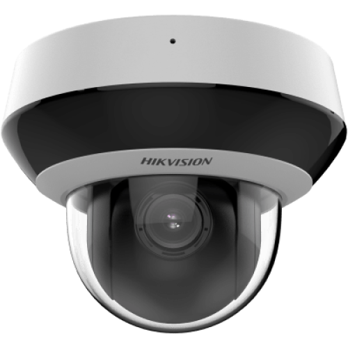 Mini Domo PTZ IP 4 Megapixel / 4X Zoom / Micrófono y Bocina Integrada / ACUSENSE / H.265+ / 20 mts IR EXIR / WDR / PoE / IK10 / IP66 / DarkFighter /  / Micro SD