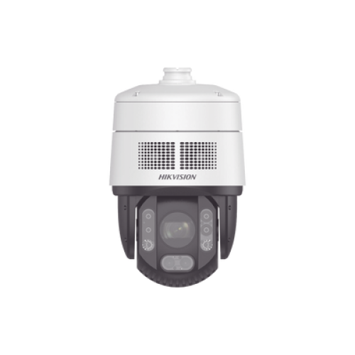 [PROTECCIÓN ACTIVA] Domo PTZ IP 4 Megapixel / 32X Zoom / 200 mts IR / Potente Alerta Audible y Luz Estroboscópica hasta 100 Metros / ACUSENSE / IP67 / IK10 /  / Autoseguimiento 2.0 / Hi-PoE / DARKFIGHTER / Rapid Focus / Micro SD