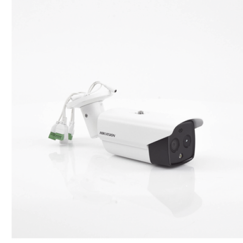 Cámara Bala IP Termográfica / Medición de Temperatura -20°C a 150°C / Alta Resolución Térmica 160 x 120 / Alarma por Excepción de Temperatura / Análisis de Video (VCA) / Óptica 5 MP / IP67