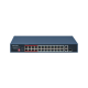Switch PoE+ / No Administrable / 24 Puertos 10/100 Mbps PoE+ / 2 Puertos 1000 Mbps Uplink / 1 Puerto SFP Uplink / Modo Extendido hasta 300 Metros / 230 W Switch PoE+ / No Administrable / 24 Puertos 10/100 Mbps PoE+ / 2 Puertos 1000 Mbps Uplink / 1 Puerto SFP Uplink / Modo Extendido hasta 300 Metros / 230 W