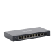 Switch Gigabit PoE+ / No Administrable / 8 Puertos 1000 Mbps PoE+ / 1 Puerto 1000 Mbps de Uplink + 1 Puerto SFP / 110 Watts 