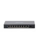 Switch Gigabit PoE+ / No Administrable / 8 Puertos 1000 Mbps PoE+ / 1 Puerto 1000 Mbps de Uplink + 1 Puerto SFP / 110 Watts 