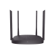 Router Inalámbrico WISP / Hasta 1200 Mbps / Doble Banda AC (2.4 GHz y 5 GHz) / 4 Puertos 10/100 Mbps / 4 Antenas Omnidireccional de 5 dBi / Interior Router Inalámbrico WISP / Hasta 1200 Mbps / Doble Banda AC (2.4 GHz y 5 GHz) / 4 Puertos 10/100 Mbps / 4 Antenas Omnidireccional de 5 dBi / Interior