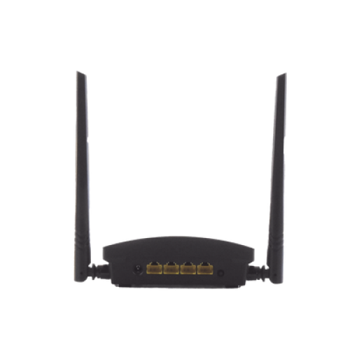 Router Inalámbrico WISP en Banda 2.4 GHz / Hasta 300 Mbps / 4 Puertos 10/100 Mbps /  2 Antenas Omnidireccional de 5 dBi / Interior