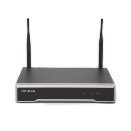 NVR 4 Megapixel / 4 canales IP / 1 Bahía de Disco Duro / 2 Antenas Wi-Fi / Salida de Vídeo Full HD NVR 4 Megapixel / 4 canales IP / 1 Bahía de Disco Duro / 2 Antenas Wi-Fi / Salida de Vídeo Full HD