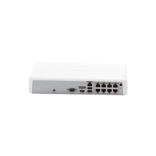 NVR 4 Megapixel (Compatible con Cámaras ACUSENSE) / 8 canales IP / 8 Puertos PoE /1 Bahía de Disco Duro / Salida de Vídeo Full HD