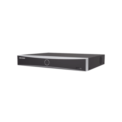 NVR 12 Megapíxel (4K) / 8 canales IP / 8 Puertos PoE+ / Reconocimiento Facial / AcuSense (Evita Falsas Alarmas) / 1 Bahías de Disco Duro / HDMI en 4K / 300 Metros PoE Modo Extendido