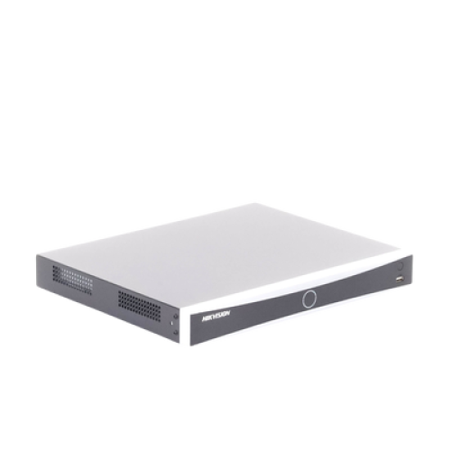 NVR 12 Megapixel (4K) / 32 canales IP / 16 Puertos PoE+ / Recocimiento Facial / AcuSense (Evita Falsas Alarmas) / 2 Bahías de Disco Duro / HDMI en 4K / Alarmas I/O / 300 Metros PoE Modo Extendido