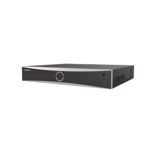 NVR 32 Megapíxel (8K) / 16 Canales IP / 16 Puertos PoE+ / ACUSENSE / ANPR / Conteo de Personas / Reconocimiento Facial  / 4 Bahías de Disco Duro / Soporta POS / Alarmas I/O