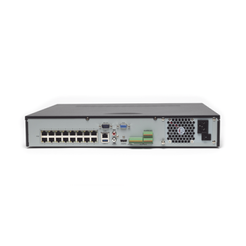 NVR 8 Megapixel (4K) / 32 canales IP / 16 Puertos PoE+ / Soporta Cámaras con AcuSense / 4 Bahías de Disco Duro / Switch PoE 300 mts / HDMI en 4K / Videoanaliticos
