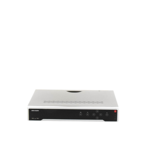 [Doble Poder de Decodificación] NVR 32 Megapixel (8K) / 32 Canales IP / 16 Puertos PoE+ / AcuSense / ANPR / Conteo de Personas / Heat Map / 4 Bahías de Disco Duro  / HDMI en 8K / Soporta POS / Alarmas I/O / 2 Salidas HDMI / Smart Search