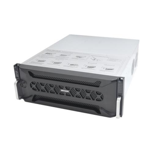 NVR 12 Megapixel (4K) / 256 canales IP / 24 Bahías de Disco Duro / 4 Puertos de Red / Soporta RAID con Hot Swap / NVR 