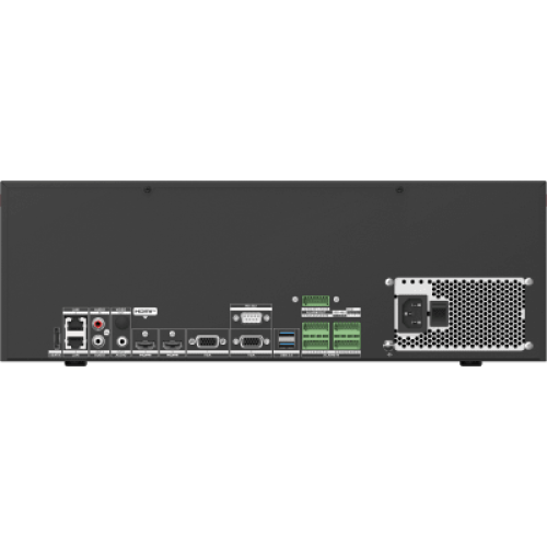 [AcuSeek] NVR 32 Megapixel (4K) / 64 Canales IP / AcuSense / ANPR / Conteo de Personas / Heat Map / 16 Bahías de Disco Duro / 2 Tarjetas de Red / Soporta RAID con Hot Swap / 2 HDMI en 8K / Soporta POS / Alarmas I/O / ACU