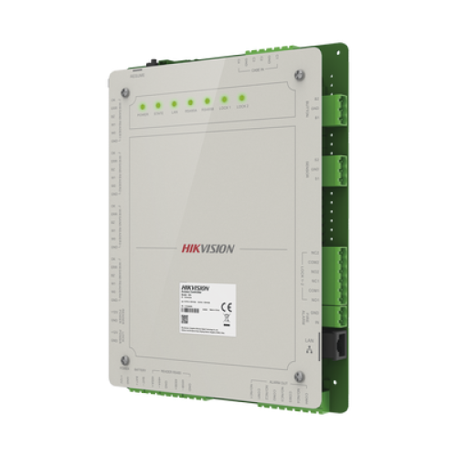 Controlador de Acceso 2 Puertas Administrable en la Nube con Hik-Connect Teams / Interfaz Web / 4 Lectores de Huella o Tarjeta / 100,000 Tarjetas / 10,000 Huellas / Incluye Gabinete y Fuente de Alimentación 12 Vcd 8 A / Soporta Batería de Re Controlador de Acceso 2 Puertas Administrable en la Nube con Hik-Connect Teams / Interfaz Web / 4 Lectores de Huella o Tarjeta / 100,000 Tarjetas / 10,000 Huellas / Incluye Gabinete y Fuente de Alimentación 12 Vcd 8 A / Soporta Batería de Re