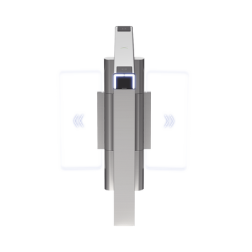 Torniquete Swing Central PREMIUM para Ampliar Carriles / Iluminación LED / Carril de 90 cms / Requiere Torniquetes Izquierdo y Derecho