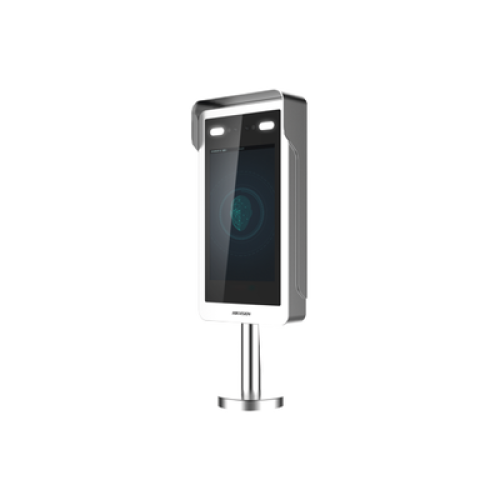 Terminal de acceso con reconocimiento facial / Soporta hasta 10,000 capturas de rostros/ Pantalla LCD touch de 10 pulgadas / cámara de 2MP / Soporte Para torniquete HIKVISON