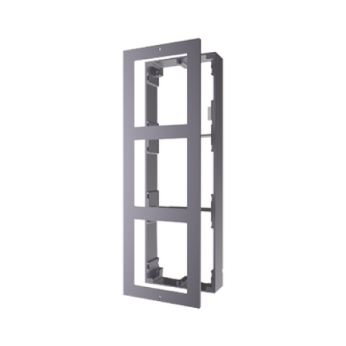 Base de 3 Espacios para Videoportero IP Hikvision / Instalación en SUPERFICIE