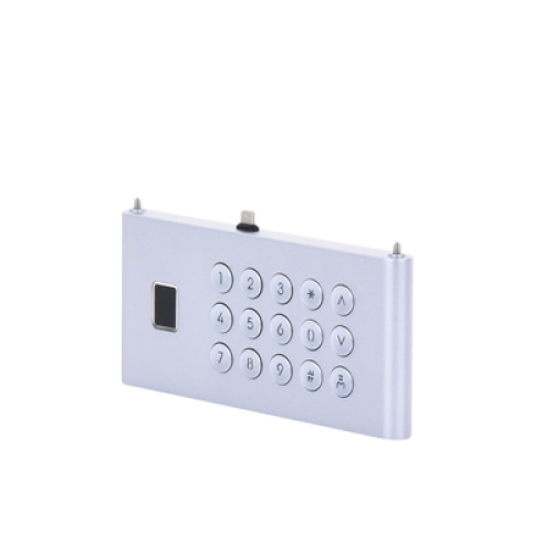 Módulo de Teclado y Huella Digital para Frente de Calle IP DS-KD9633-WBE6/ Conexión USB-C / 15 Botones / IP65 / IK07