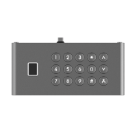 Módulo de Teclado y Huella Digital para Frente de Calle IP DS-KD9633-WBE6/ Conexión USB-C / 15 Botones / IP65 / IK07