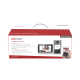 Kit de Videoportero IP PoE Estandar con llamada a App de Smartphone (Hik-Connect) / Apertura con Tarjeta MIFARE / Frente de calle IK08 & IP65 / Soporta 2 puertas