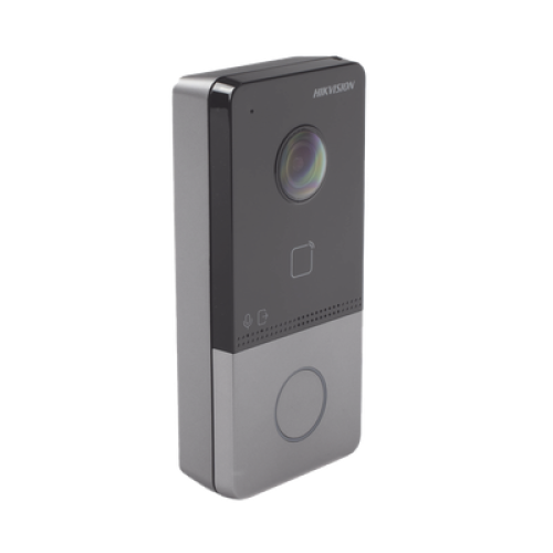Videoportero IP 2 Megapixel / PoE Estandar / IP65 / Apertura desde Hik-connect / Soporta 1 Departamento y Hasta 6 Monitores / Soporta Tarjetas Mifare / 1 Salida Relay Videoportero IP 2 Megapixel / PoE Estandar / IP65 / Apertura desde Hik-connect / Soporta 1 Departamento y Hasta 6 Monitores / Soporta Tarjetas Mifare / 1 Salida Relay