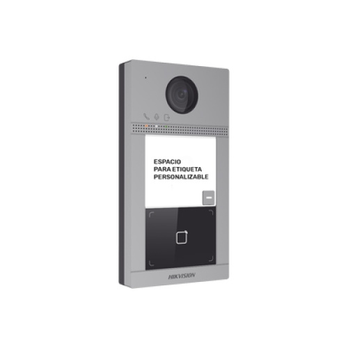 Videoportero IP 2 Megapixel / Llamada y Apertura Remota desde App Hik-Connect / PoE / Exterior IP65 + Antivandalico IK08 / 1 Departamento / Apertura con Tarjeta / Soporta 2 Puertas y hasta 6 Monitores Videoportero IP 2 Megapixel / Llamada y Apertura Remota desde App Hik-Connect / PoE / Exterior IP65 + Antivandalico IK08 / 1 Departamento / Apertura con Tarjeta / Soporta 2 Puertas y hasta 6 Monitores