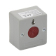 Botón de Pánico Cableado / Compatible con Cualquier Panel de Alarma / LLave de Seguridad / NA/NC / Material Retardante al Fuego (ABS)