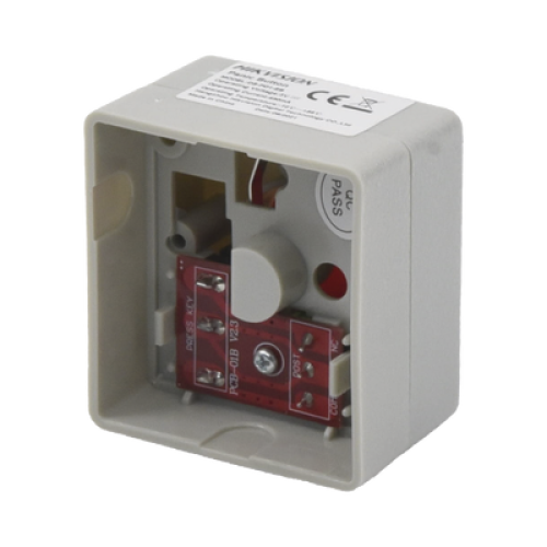 Botón de Pánico Cableado / Compatible con Cualquier Panel de Alarma / LLave de Seguridad / NA/NC / Material Retardante al Fuego (ABS)