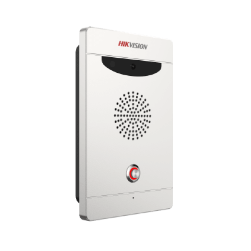Estación de Alarma de Pánico con Video / Cámara 2 Mergapixel / Audio Bidireccional / Alarma de Manipulación / PoE / IP65 / IK08 / Montaje en Pared o Empotrado
