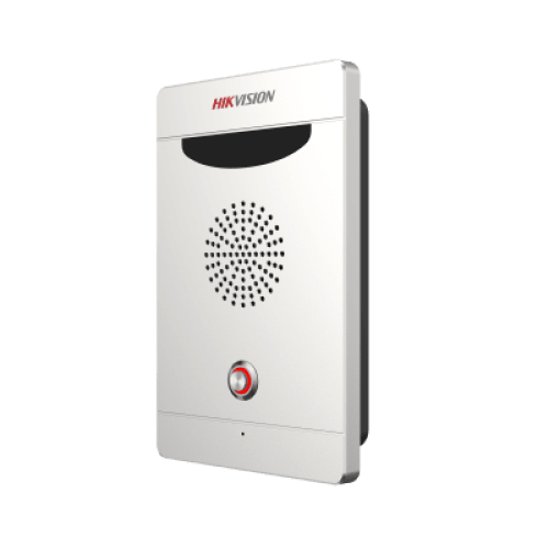 Estación de Alarma de Pánico / Audio Bidireccional / Altavoz 3W Integrado / Micrófono Omnidireccional / 2 Entradas y 2 Salidas de Alarma / IP65 IK08 / Montaje Pared y Empotrado / Exterior Aluminio