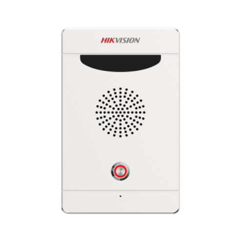 Estación de Alarma de Pánico / Audio Bidireccional / Altavoz 3W Integrado / Micrófono Omnidireccional / 2 Entradas y 2 Salidas de Alarma / IP65 IK08 / Montaje Pared y Empotrado / Exterior Aluminio